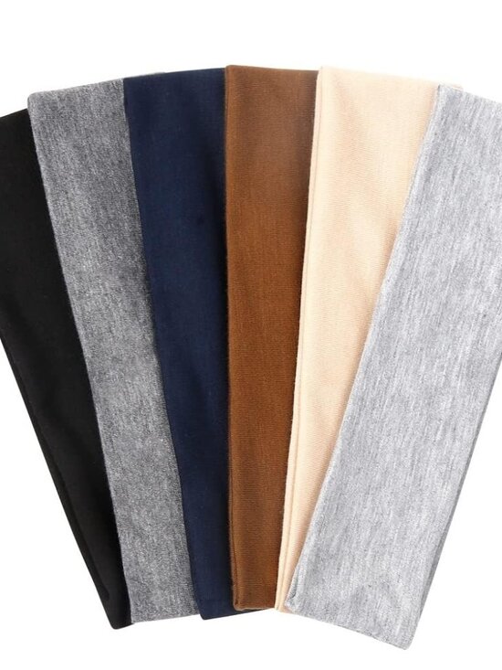 Accessories - Headbands for Women Short Hair Non Slip Elastic Sweat Hairbands Soft Fabric Hair